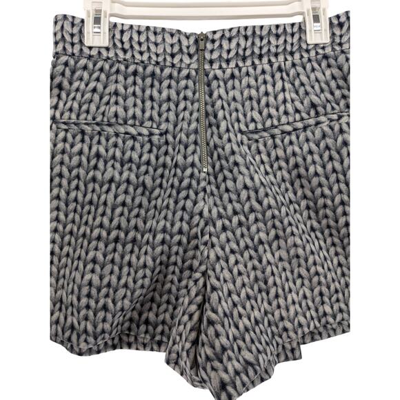 Banana Republic Skort Shorts 10 Gray Wide Leg‎ Front Banded Waist Printed Casual - Picture 3 of 9